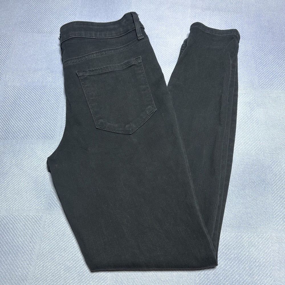 Athleta Flex Ultra Skinny Black Denim Stretchy Jeans Women's Size 6 (28x28.5)